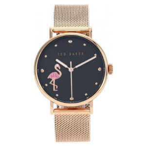 Đồng Hồ Ted Baker Chính Hãng Nữ BKPPHF019 Ladies Phylipa Flamingo Rose Gold 37mm Watch
