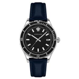 Đồng Hồ Versace Chính Hãng Nam VE3A00220 Hellenyium Black Laether Men's Watch