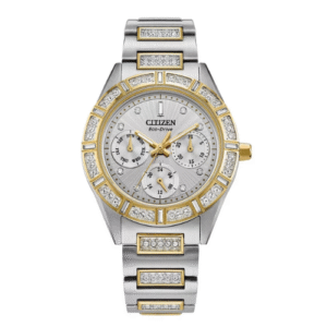 Đồng Hồ Citizen Nữ Chính Hãng FD2074-55A Eco-Drive Gemmed Stainless Women's Quartz