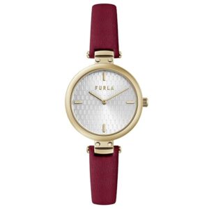 Đồng Hồ Furla Chính Hãng Nữ WW00018003L2 Red Leather Strap Watch