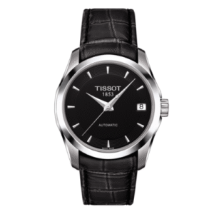 Đồng Hồ Tissot Nữ Chính Hãng T035.207.16.051.00 Couturier Powermatic 80 Black Leather Ladies Watch