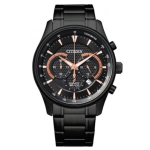 Đồng Hồ Citizen Nam Chính Hãng AN8195-58E Chronograph Black Steel Men's Watch