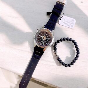 Đồng Hồ Hanboro Chính Hãng Nam Black Silicone Men’s Watch