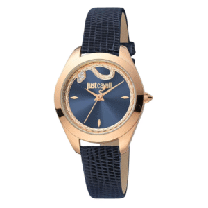 Đồng Hồ Just Cavalli Chính Hãng Nữ JC1L210L0235 Donna Black Leather Ladies Watch