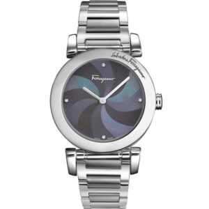 Đồng Hồ Salvatore Ferragamo Chính Hãng Nữ FP1750016 Lady Black Mother of Pearl Dial Watch