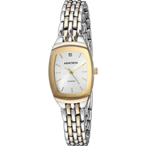 Đồng Hồ Armitron Nữ Chính Hãng 75/5195SVTT Diamond Accented Dial Two-Tone Bracelet Women's  Watch