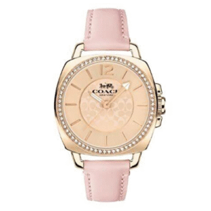 Đồng Hồ Coach Chính Hãng Nữ 14503981 Rose Gold Case Pink Strap Women's Watch