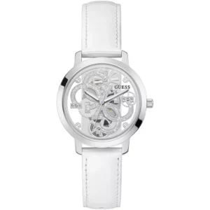 Đồng Hồ Guess Chính Hãng Nữ GW0383L4 Quattro Clear Collection Analog Silver Dial Ladies Watch
