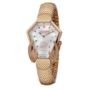 Đồng Hồ Roberto Cavalli Chính Hãng Nữ RV2L010M0041 Rose Gold Quartz Analog Ladies Watch