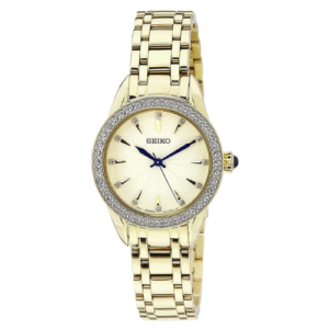 Đồng Hồ Seiko Chính Hãng Nữ SRZ386P1 Gold Dial Women Watch