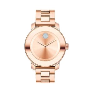 Đồng Hồ Movado Nữ Chính Hãng 3600086 Bold Rose Gold-Tone Stainless Steel Watch