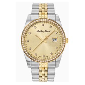 Đồng Hồ Mathey Tissot Chính Hãng Nam H709BDQI Mathy IV Quartz Crystal Champagne Dial Men's Watch