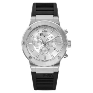 Đồng Hồ Salvatore Ferragamo Chính Hãng Nam SFEX00623 F80 Black Silicone Men's Watch