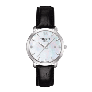 Đồng Hồ Tissot Nữ Chính Hãng T057.210.16.117.00 Everytime Black Leather Watch
