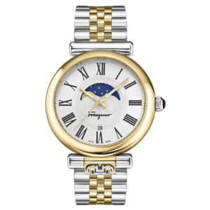 Đồng Hồ Salvatore Ferragamo Chính Hãng Nam SFUW00422 Ora Moonphase Two-Tone Men's Watch