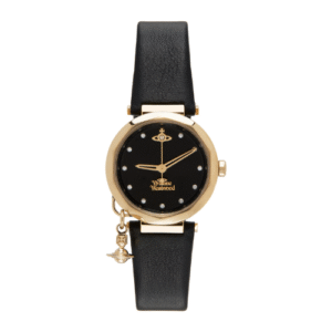 Đồng Hồ Vivienne Westwood Chính Hãng Nữ 232314M165018 Black Leather Ladies Watch