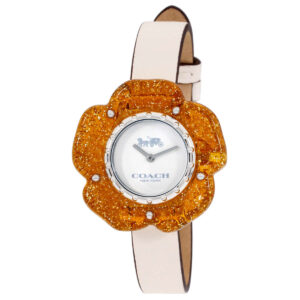 Đồng Hồ Coach Chính Hãng Nữ 14503050 Perry Quartz Movement Beige Dial Ladies Watch