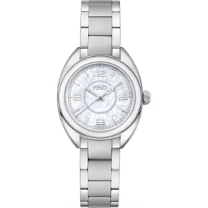 Đồng Hồ Fendi Chính Hãng Nữ F218024500 Momento Mother Of Pearl Dial Women's Watch