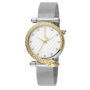 Đồng Hồ Just Cavalli Chính Hãng Nữ JC1L075M0085 Glam Chic Quartz Silver Dial Ladies Watch