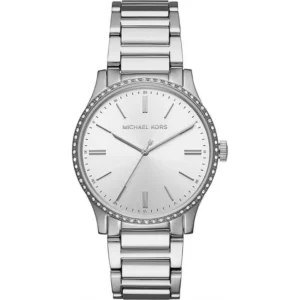 Đồng Hồ Michael Kors Nữ Chính Hãng MK3807 Bailey Silver Tone Stainless Steel Watch