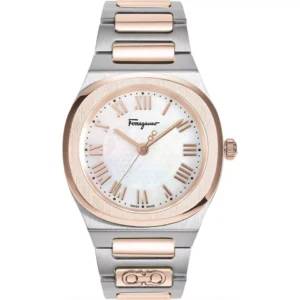Đồng Hồ Salvatore Ferragamo Chính Hãng Nữ SFKS00223 Elliptical Mother of Pearl Watch 36mm