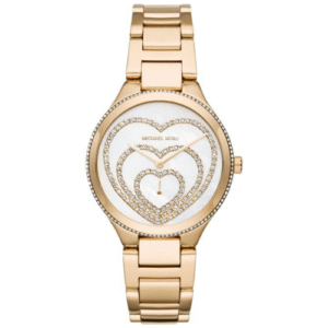 Đồng Hồ Michael Kors Chính Hãng Nữ MK3604 Lainey Pavé Heart Gold Ladies Watch