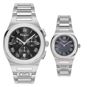 Đồng Hồ Salvatore Ferragamo Chính Hãng Nam Nữ SFKR00123 SFKQ00123 Elliptical Black Dial Watch