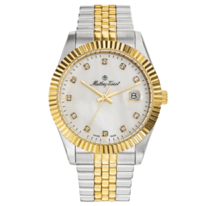 Đồng Hồ Mathey Tissot Chính Hãng Nam H710BI Rolly II Quartz Crystal Mother of Pearl Dial Men's Watch
