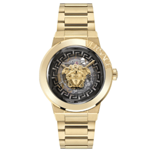 Đồng Hồ Chính Hãng Nam VE3G00222 Quartz Medusa Automatic Skeleton Gold Men's Watch