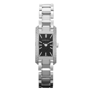 Đồng Hồ Burberry Nữ Chính Hãng BU9604 Pioneer Black Check Diamond Dial Bracelet Ladies Watch