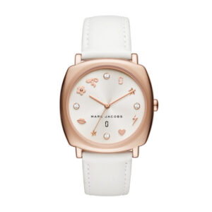 Đồng Hồ Marc Jacobs Chính Hãng Nữ MJ8678 Quartz White Leather Ladies Watch