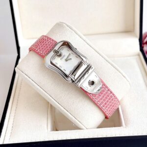 Đồng Hồ Fendi Chính Hãng Nữ B. Fendi Pink Leather Mother of Pearl Dial Leather Ladies Watch
