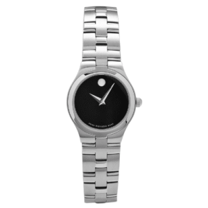 Đồng Hồ Movado Nữ Chính Hãng 0607444 Juro Quartz Black Dial Ladies Watch
