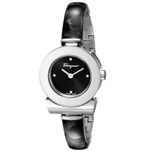 Đồng Hồ Salvatore Ferragamo Chính Hãng Nữ FII010015 Gancino Quartz Black Dial Ladies Watch
