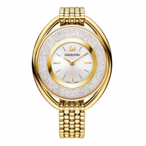 Đồng Hồ Swarovski Nữ Chính Hãng 5200339 Crystalline Oval  Gold Tone Bracelet Watch