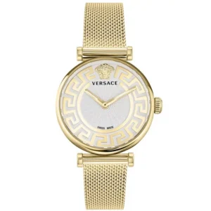 Đồng Hồ Versace Chính Hãng Nữ VE1CA0623 Lady 35mm White Milanese Bracelet Ladies Watch