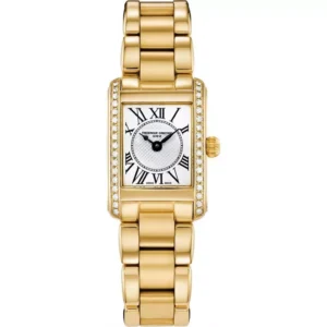 Đồng Hồ Frederique Constant Chính Hãng Nữ FC-200MCD15B Classics Carree Quartz Diamond Watch