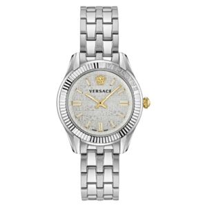 Đồng Hồ Versace Chính Hãng Nữ VE6C00323 Greca Time Quartz Silver Dial Ladies Watch