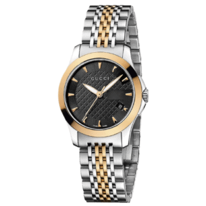 Đồng Hồ Gucci Chính Hãng Nữ YA1265027 G-Timeless Black Dial Steel Ladies Watch