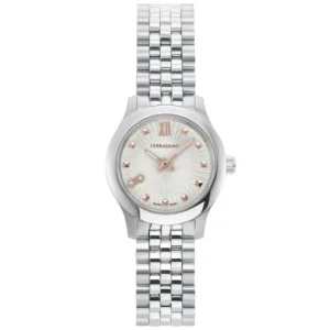 Đồng Hồ Salvatore Ferragamo Chính Hãng Nữ SFSA00124 Duo  Silver Women's Watch 28mm