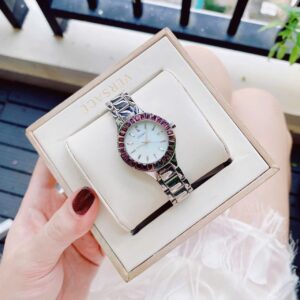 Đồng Hồ DKNY Chính Hãng Nữ NY8461 Purple Crystals Women's Watch