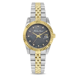 Đồng Hồ Mathey-Tissot Chính Hãng Nữ D910BN Mathy IV Quartz Ladies Watch