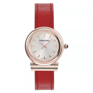 Đồng Hồ Salvatore Ferragamo Chính Hãng Nữ SFMV01123 Gancini Quartz Red Dial Ladies Watch