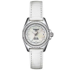 Đồng Hồ Tissot Chính Hãng Nữ  T22.1.151.21 PRC 100 White Dial Women Watch