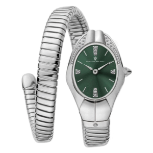 Đồng Hồ Christian Van Sant Nữ Chính Hãng CV0885 Naga Quartz Green Dial Ladies Watch