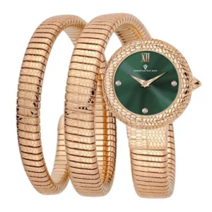 Đồng Hồ Christian Van Sant Nữ Chính Hãng CV0895 Women's Naga Green Dial Watch