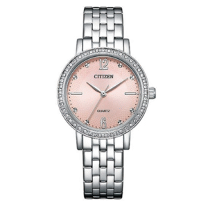 Đồng Hồ Citizen Nữ Chính Hãng EL3100-55W Quarts Pink Dial Ladies Watch