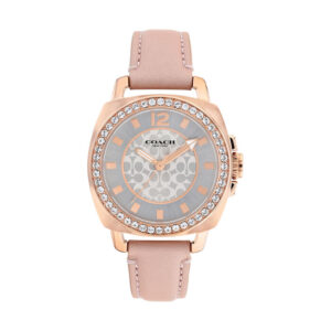Đồng Hồ Coach Chính Hãng Nữ 14503151 Boyfriend Pink Leather Ladies Watch