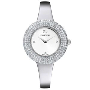 Đồng Hồ Swarovski Chính Hãng Nữ 5483853 Crystal Silver Steel Women's Watch