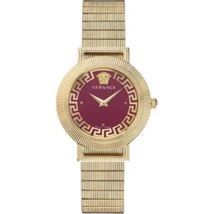 Đồng Hồ Versace Chính Hãng Nữ VE3D00622 Greca Chic Quartz Red Dial Watch